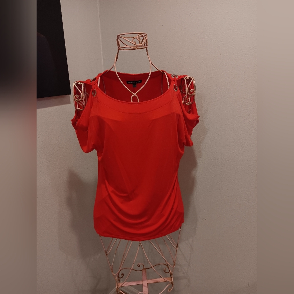 Hot Pink Red Women's Top